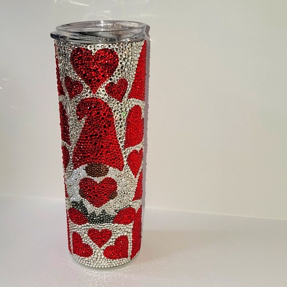 Other - Handmade rhinestones Valentine's cup  (20oz)